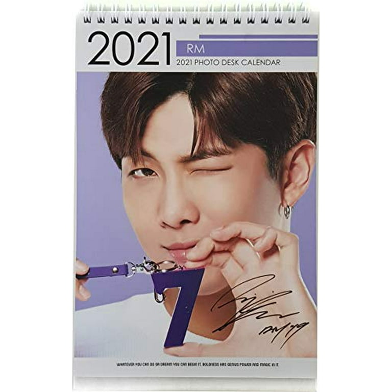 JIMIN 2022-2023 New BTS Desk Calendar with Stickers Set